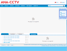 Tablet Screenshot of ana-cctv.com